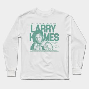 Larry Holmes Vintage - Retro Green Long Sleeve T-Shirt